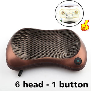 Relaxation Pillow Massager with Heat and Electric Vibrator