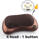 Relaxation Pillow Massager with Heat and Electric Vibrator