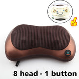 Relaxation Pillow Massager with Heat and Electric Vibrator