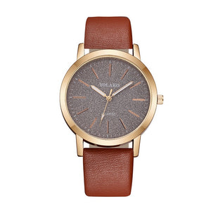 Luxury Brand Leather Quartz Women's Watch Ladies Fashion