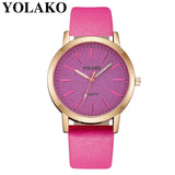 Luxury Brand Leather Quartz Women's Watch Ladies Fashion