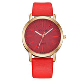 Luxury Brand Leather Quartz Women's Watch Ladies Fashion