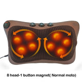 Relaxation Pillow Massager with Heat and Electric Vibrator