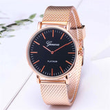Women Watches Bayan Kol Saati Fashion Rose Gold Silver