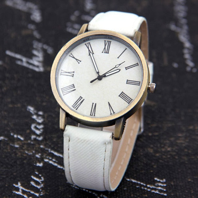 Men and Women Watches Quartz Watch Denim Design