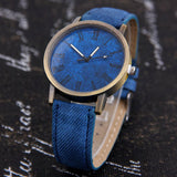 Men and Women Watches Quartz Watch Denim Design