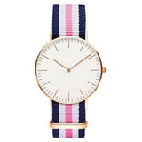 18 Styles Ultra Slim Quartz Watch Simple Nylon Band Relogio Masculino