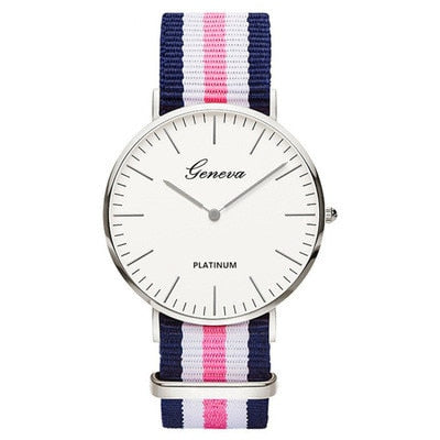 18 Styles Ultra Slim Quartz Watch Simple Nylon Band Relogio Masculino