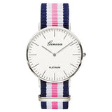 18 Styles Ultra Slim Quartz Watch Simple Nylon Band Relogio Masculino